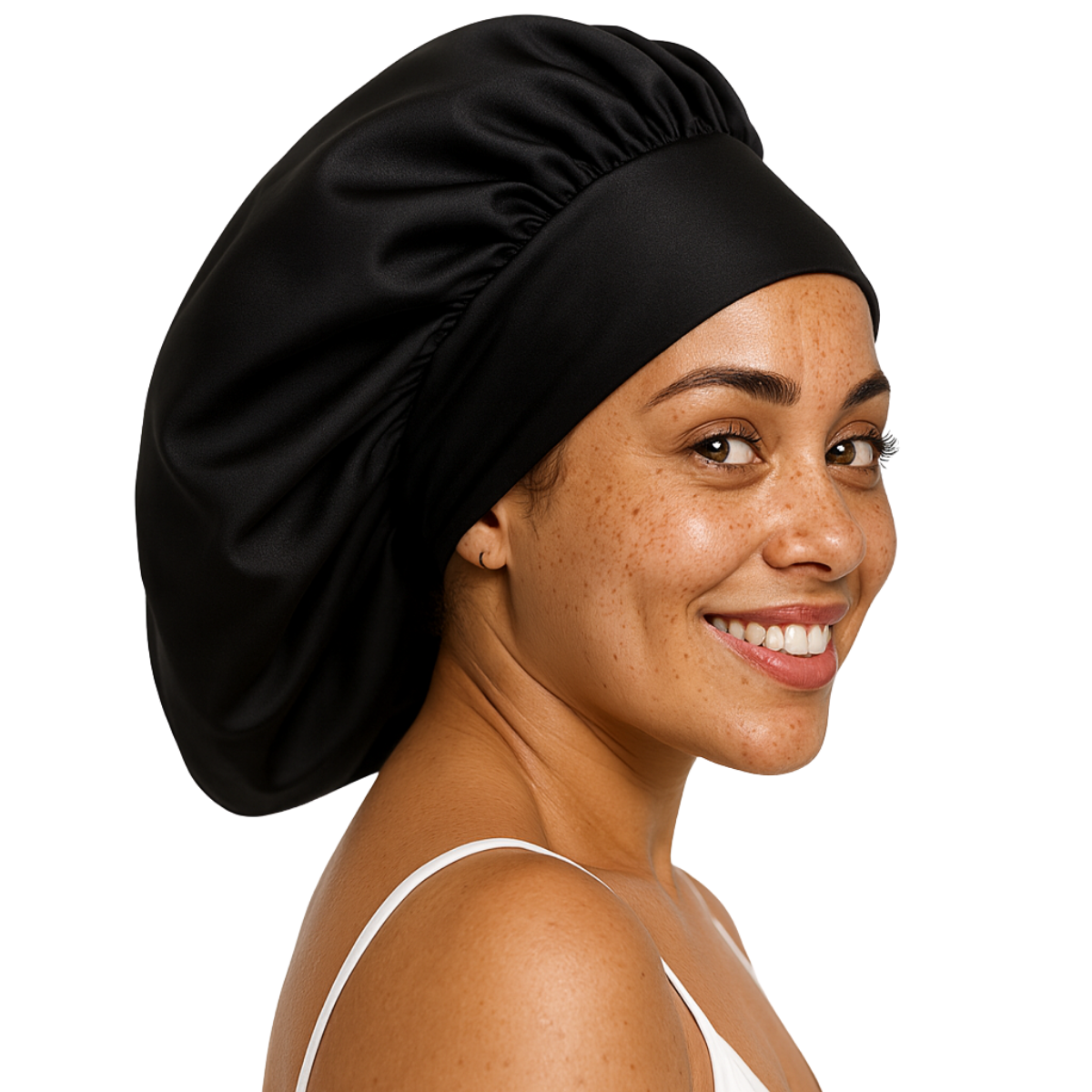 Luxurious Armani Satin Sleep Bonnet