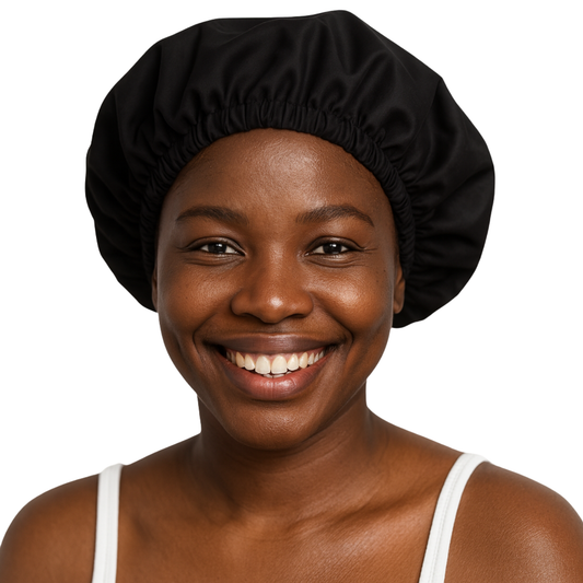 Luxury Satin Lined Shower Cap