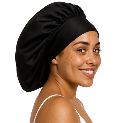 Luxurious Armani Satin Sleep Bonnet