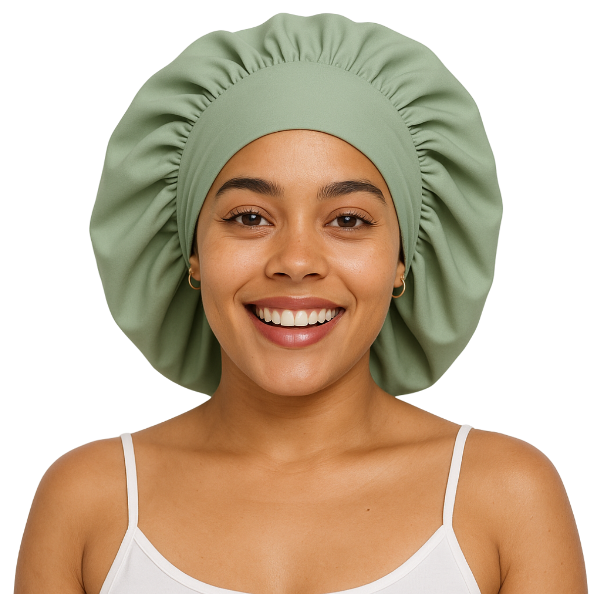 Luxurious Armani Satin Sleep Bonnet